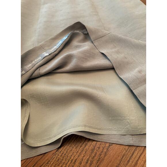 Vintage Tommy Bahama Silk Mini Dress Sage Size 2 - Picture 5 of 5